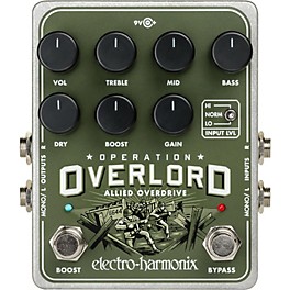 Open Box Electro-Harmonix Operation Overload Overdrive Pedal Level 1