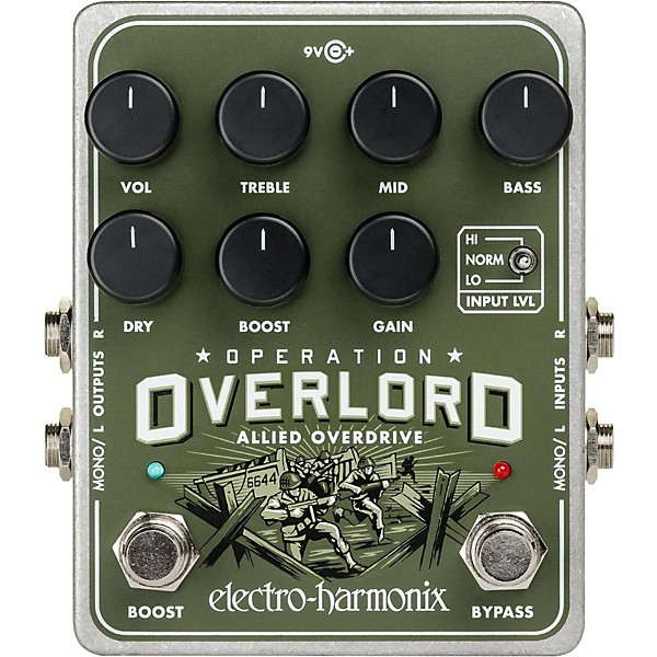 Open Box Electro-Harmonix Operation Overload Overdrive Pedal Level 1