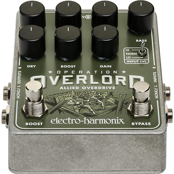 Electro-Harmonix Operation Overlord Overdrive Pedal
