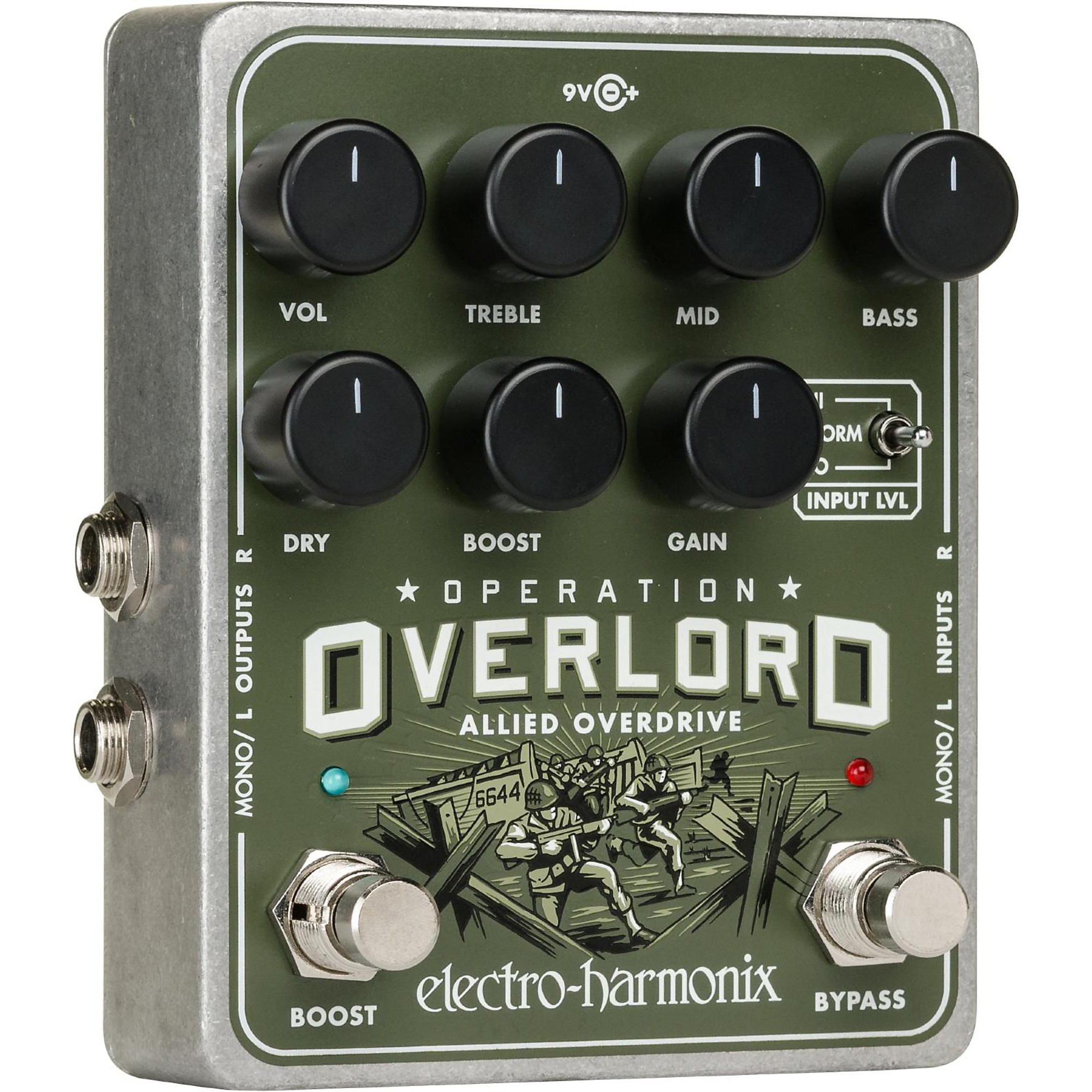 ギター electro-harmonix OPERATION OVERLORD Electro-Harmonix Operation Overlord Overdrive Guitar Effects Pedal