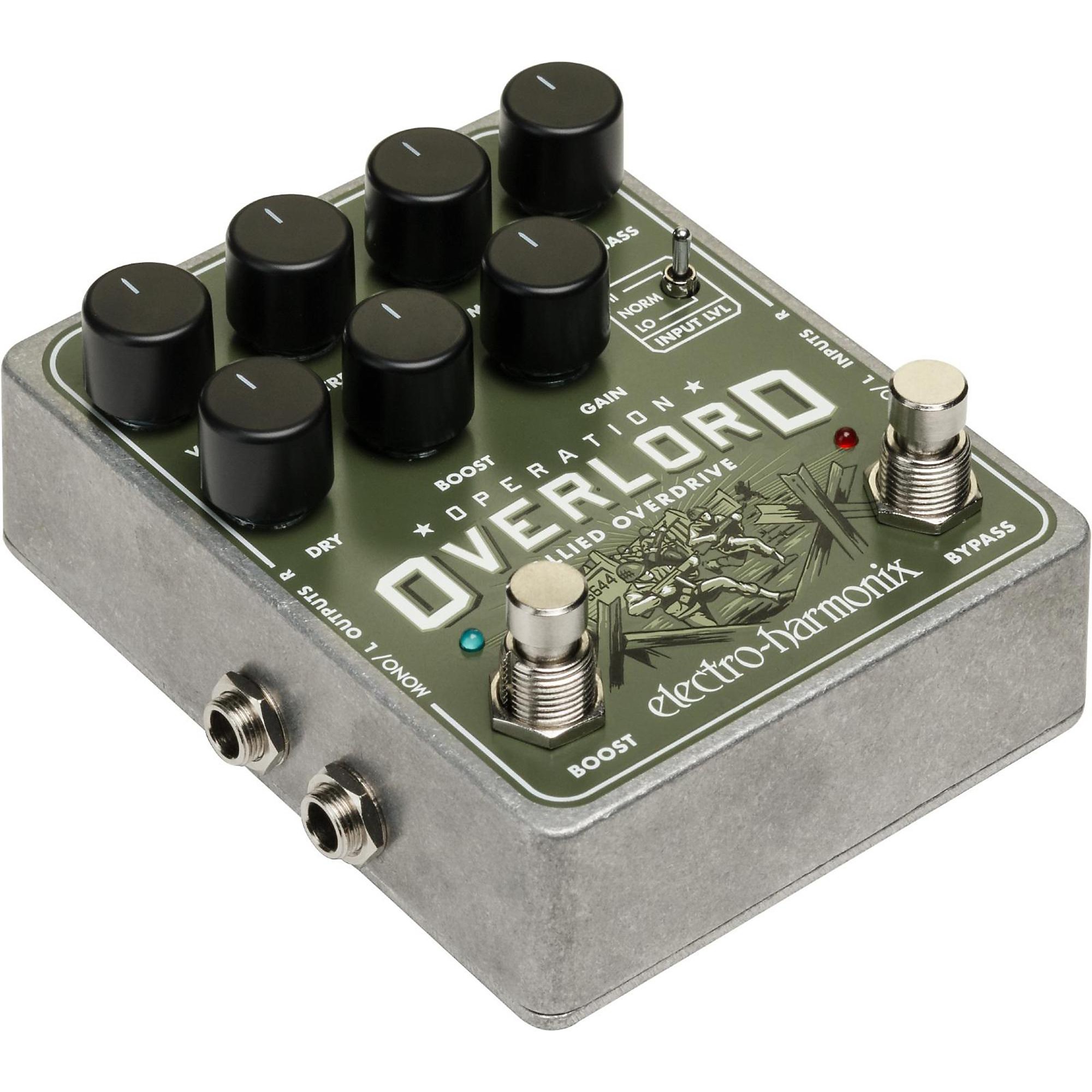 ギター electro harmonix operation overlord Electro-Harmonix Operation Overlord Overdrive Pedal | Guitar Center