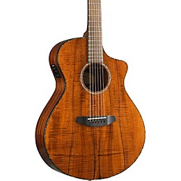 Breedlove Pursuit Exotic Concert CE Koa-Koa Acoustic-Electric Guitar Gloss Natural
