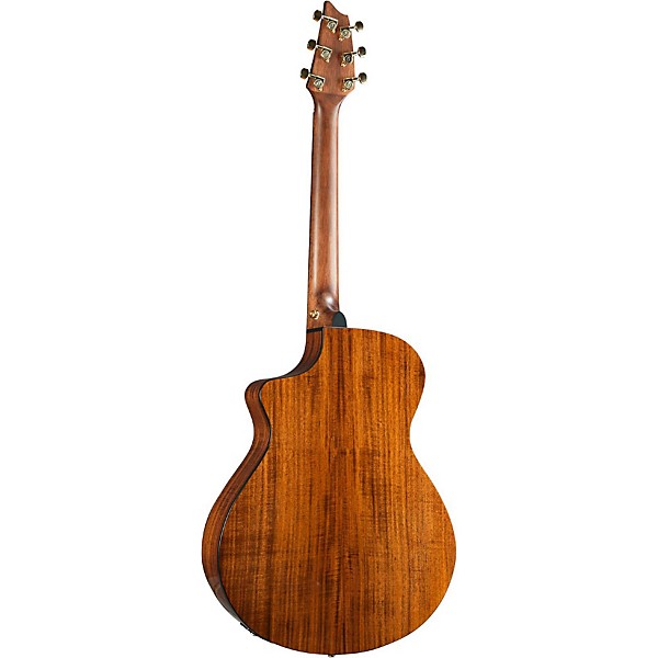 Breedlove Pursuit Exotic Concert CE Koa-Koa Acoustic-Electric Guitar Gloss Natural