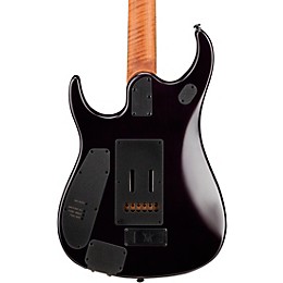 Ernie Ball Music Man John Petrucci JP15 Flame Maple Top Electric Guitar Transparent Black