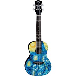 Luna Concert Ukulele Starry Night