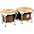 MEINL Woodcraft Bongos 7 and 8.5 in. Vintage Brown MEINL Woodcraft Bongos 7 and 8.5 in. Vintage Brown