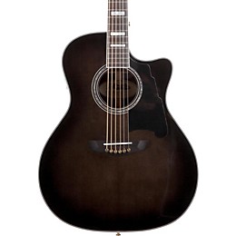 Open Box D'Angelico Excel Gramercy Acoustic-Electric Guitar Level 1 Grey Black