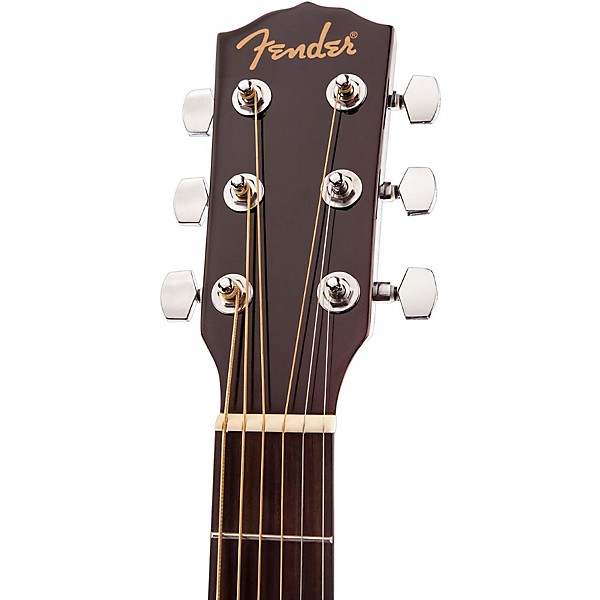 Fender FA-100 Acoustic Guitar with Gig Bag Bundle Natural