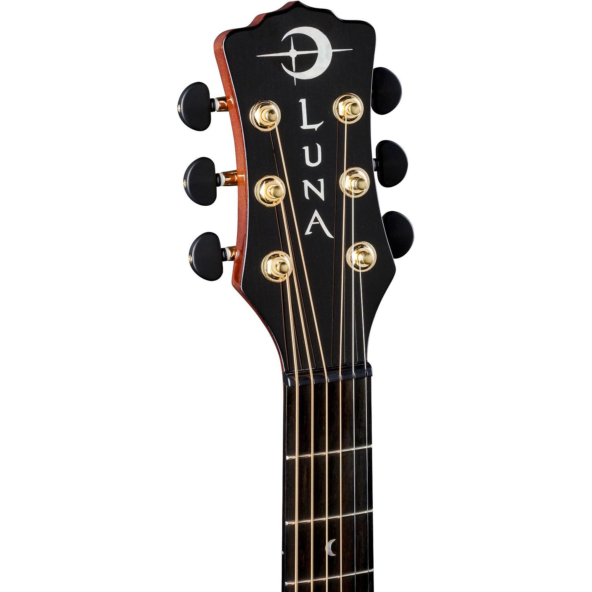 Luna Vista Deer Tropical Wood Acoustic-Electric Guitar