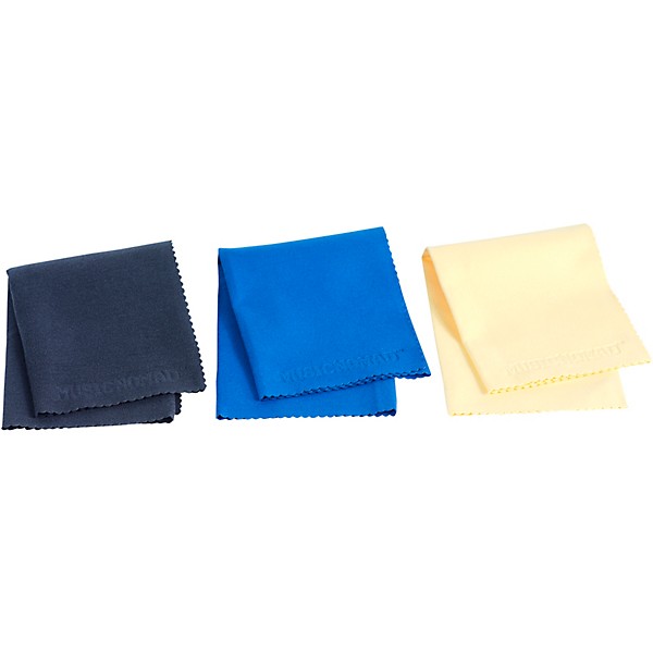3-pack Deluxe Microfiber Polishing Cloths for Jewelry - 3 Large 10 x 10”  Cloths
