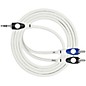 Kirlin LightGear Y-Cable 3.5mm TRS Plug - 2 x RCA Plug (Tip/Ring) 6 ft. White thumbnail