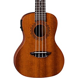 Luna Vintage Mahogany Concert Acoustic-Electric Ukulele Satin Natural