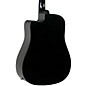 Rogue RA-090 Dreadnought Cutaway Acoustic-Electric Guitar Deluxe Bundle Black
