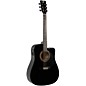 Rogue RA-090 Dreadnought Cutaway Acoustic-Electric Guitar Deluxe Bundle Black