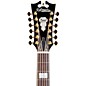 D'Angelico Excel Fulton 12-String Acoustic-Electric Guitar Grey Black