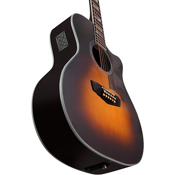 Open Box D'Angelico Excel Fulton 12 String Acoustic Electric Guitar Level 1 Sunburst
