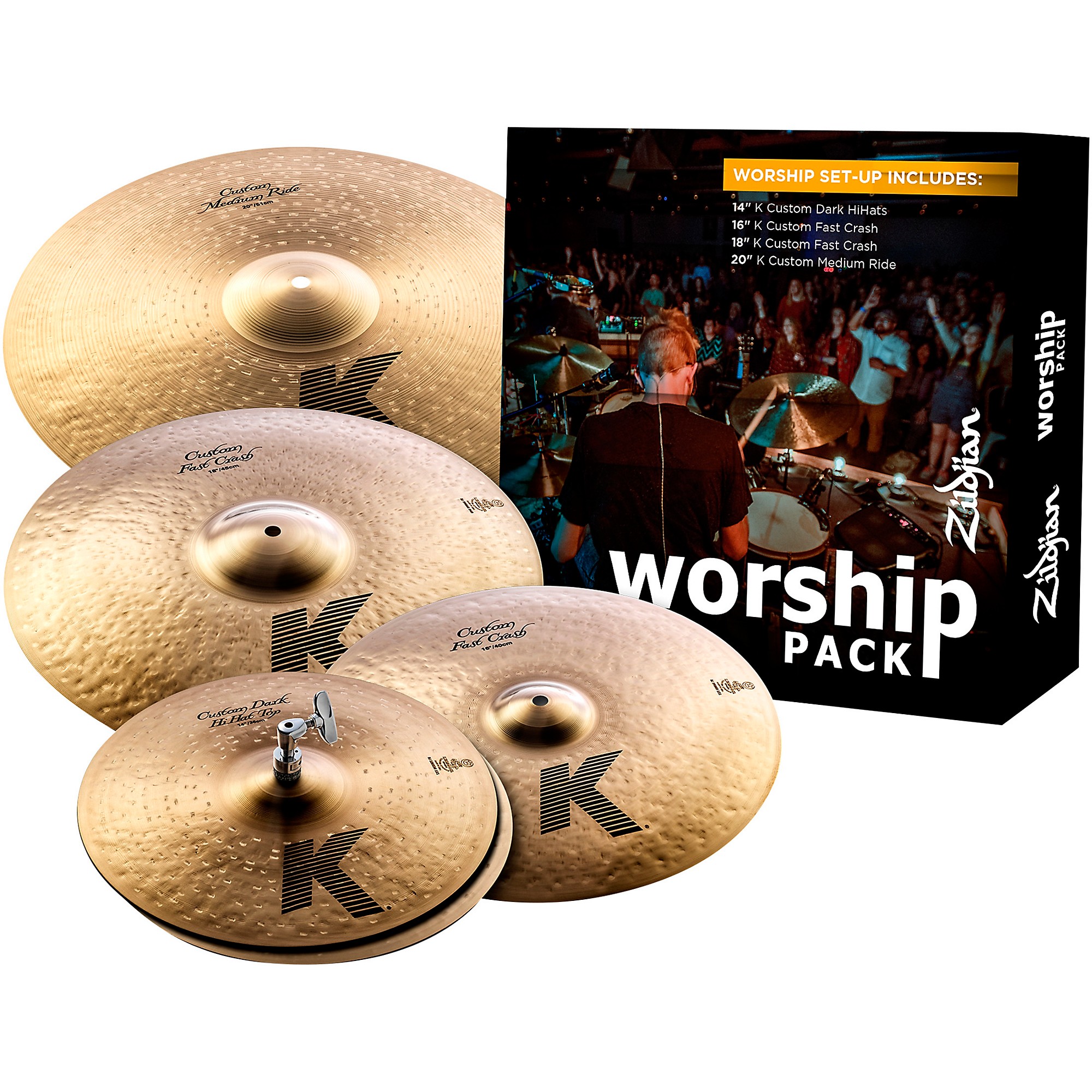 Zildjian a deals custom cymbal pack