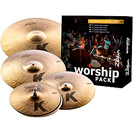 Zildjian K Custom Worship Cymbal Pack With Free 18" Cymbal