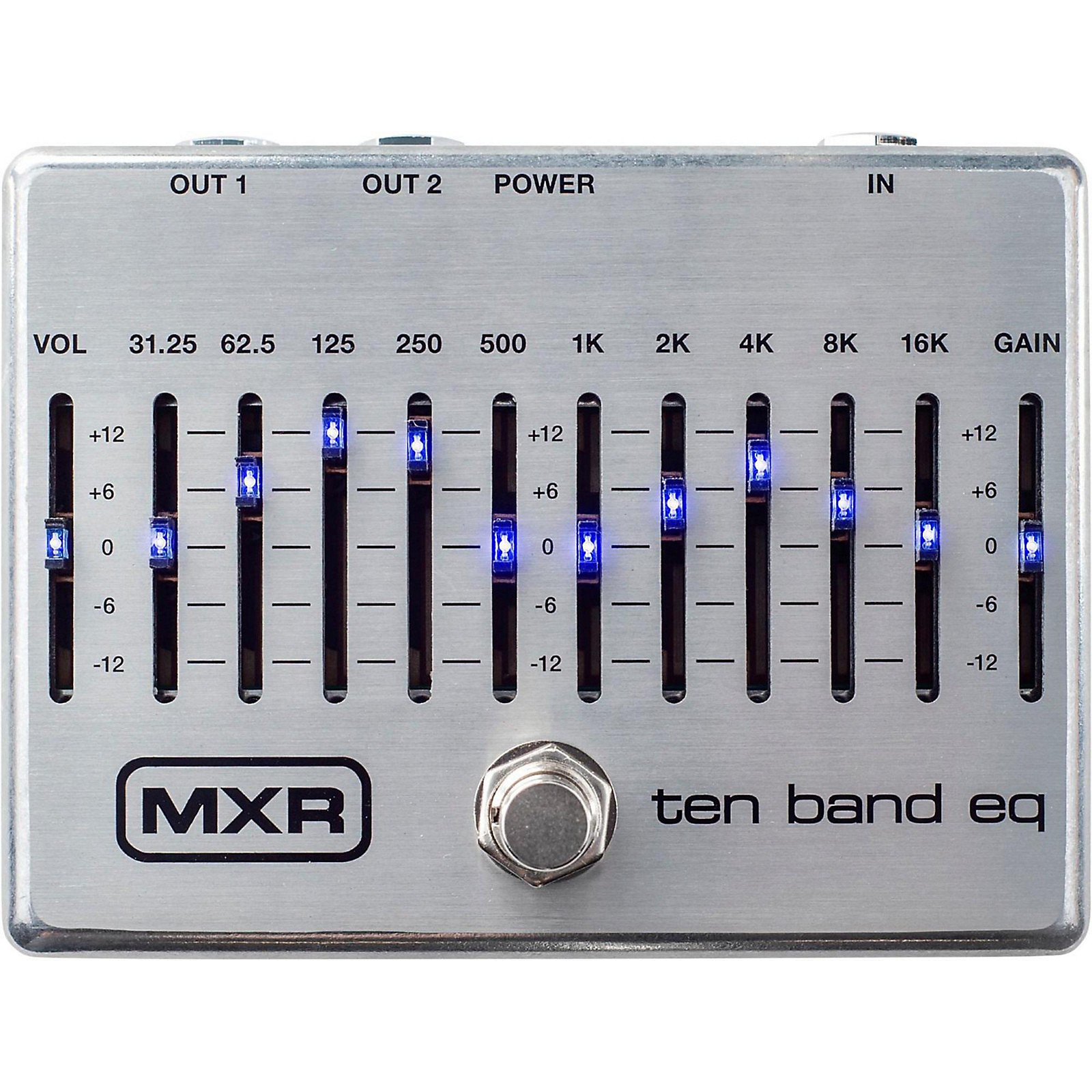 mxr m108s ten band eq guitar effects pedal