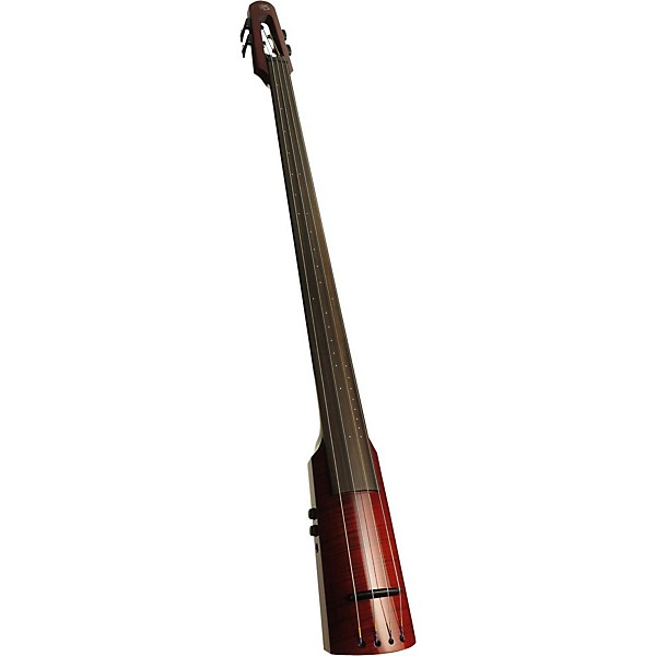 NS Design WAV Series 4-String Upright Electric Bass Transparent Red