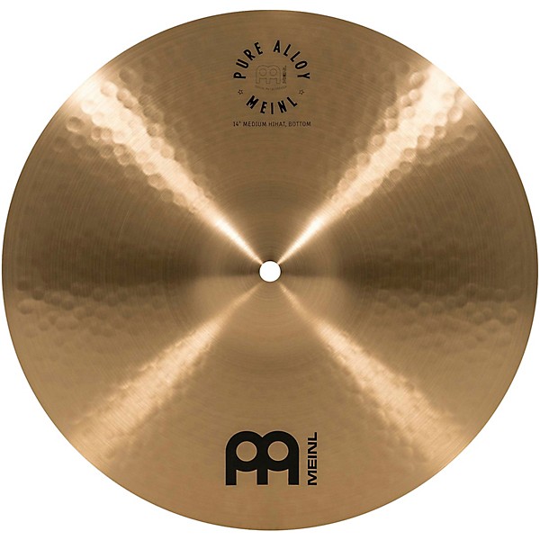 MEINL Pure Alloy Traditional Medium Hi-Hat Cymbal Pair 14 in.