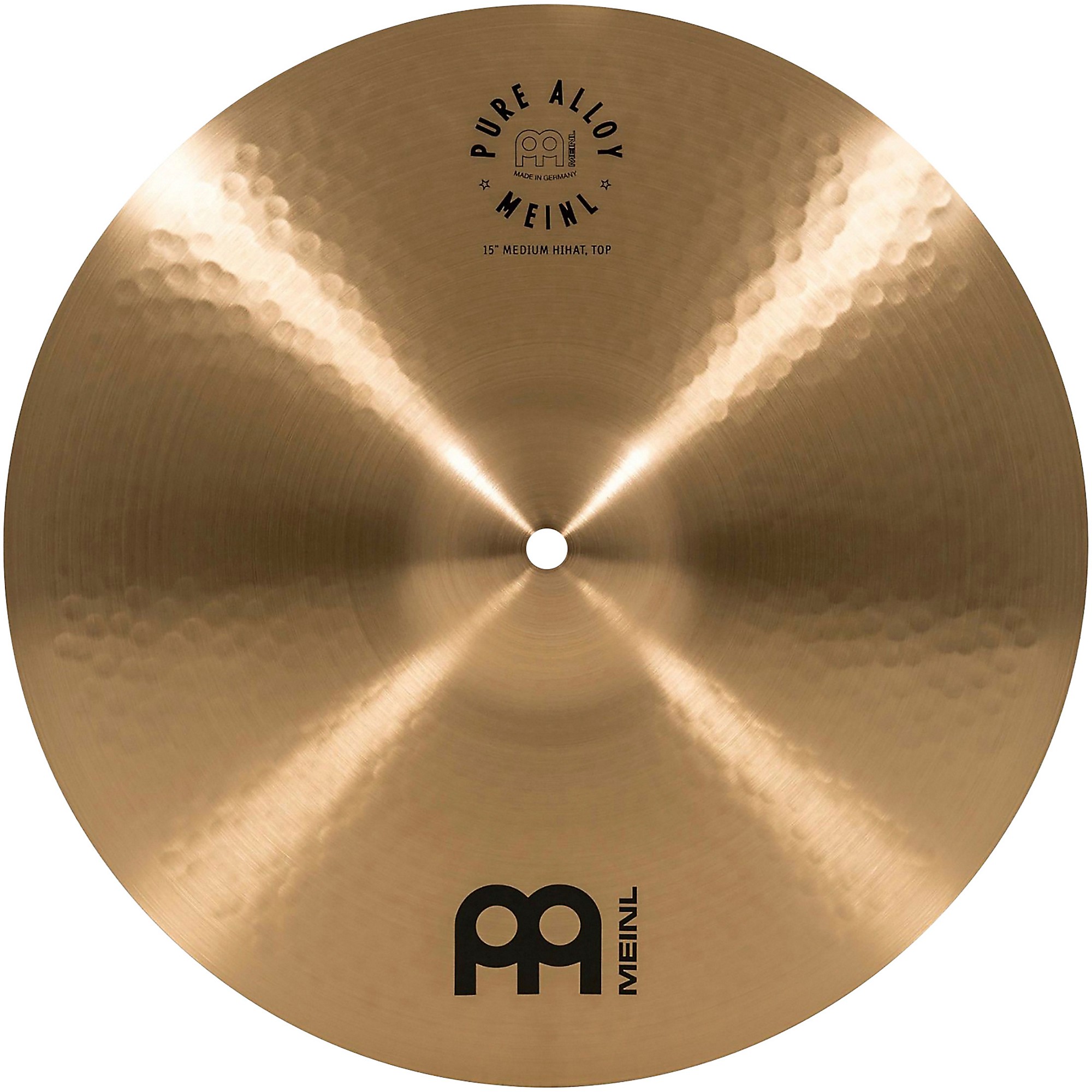 MEINL Pure Alloy Traditional Medium Hi-Hat Cymbal Pair 15 in