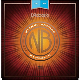 D'Addario NBM1038 Nickel Bronze Light Mandolin Strings (10-38)