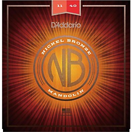 D'Addario NBM1140 Nickel Bronze Medium Mandolin Strings (11-40)