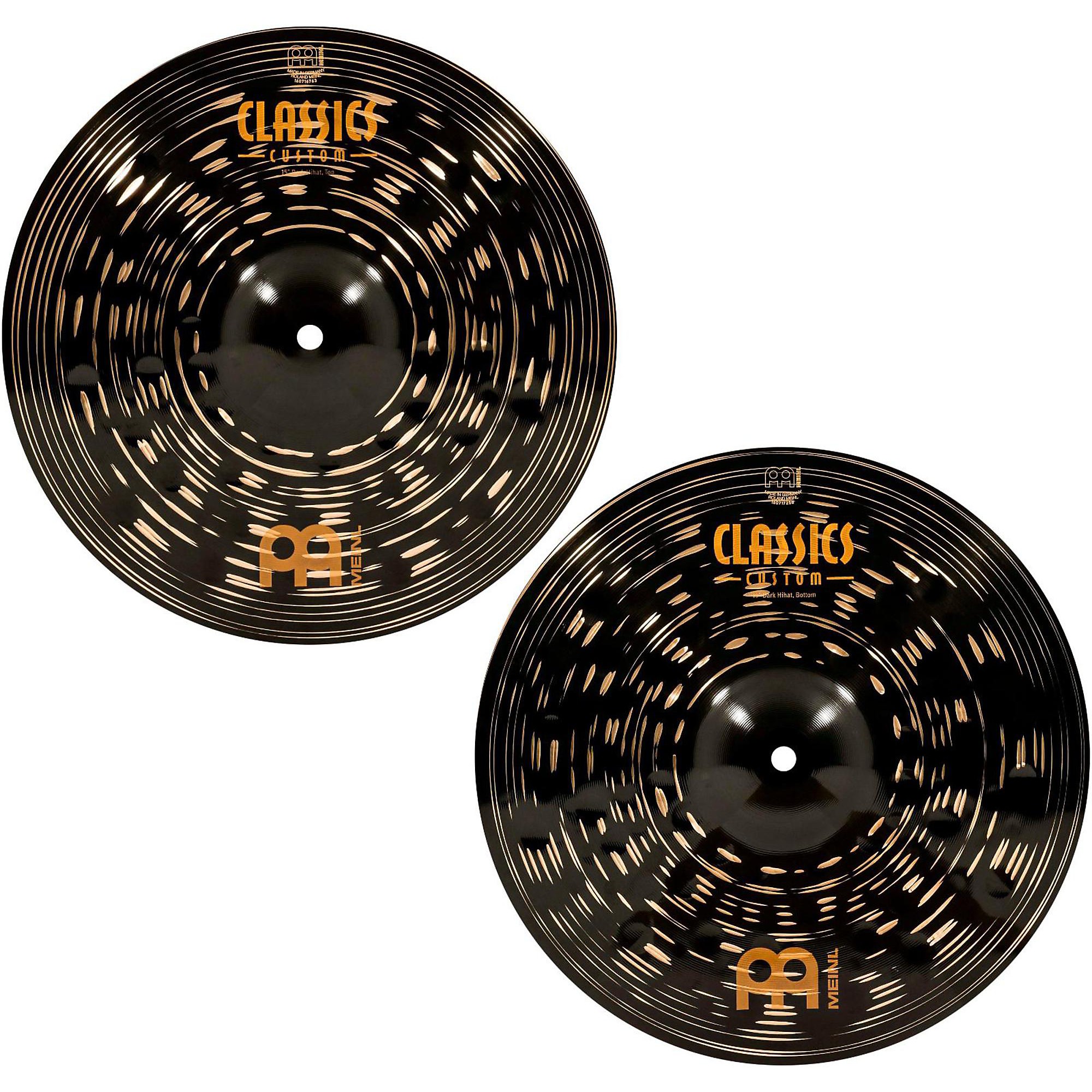 MEINL Classics Custom Dark Hi-Hat Cymbal Pair 15 in. | Guitar Center