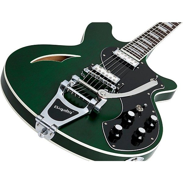 Open Box Schecter Guitar Research TSH-1B Semi-Hollow Body Electric