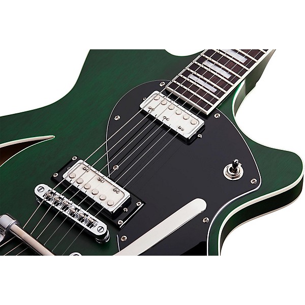 Open Box Schecter Guitar Research TSH-1B Semi-Hollow Body Electric