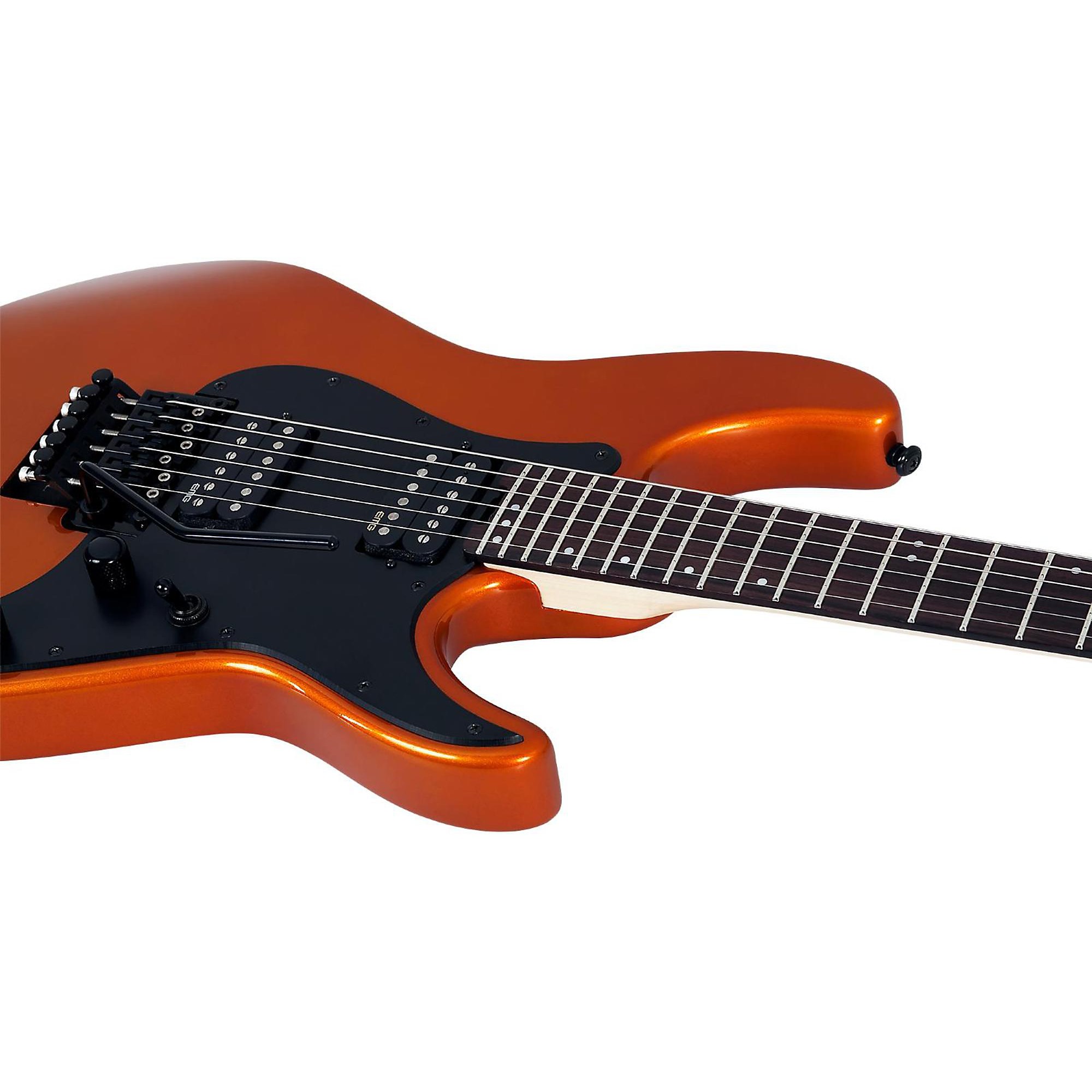 Schecter エレキギター オレンジ Schecter USA Sunset Extreme - Neon Orange Satin | Axe Palace