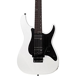 Open Box Schecter Guitar Research Sun Valley Super Shredder FR SFG Electric Guitar Level 1 Gloss White Black Pickguard