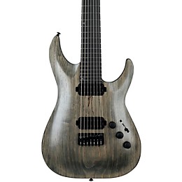 Open Box Schecter Guitar Research C-7 Apocalypse Solid Body Electric Guitar Level 2 Charcoal Gray 190839177261