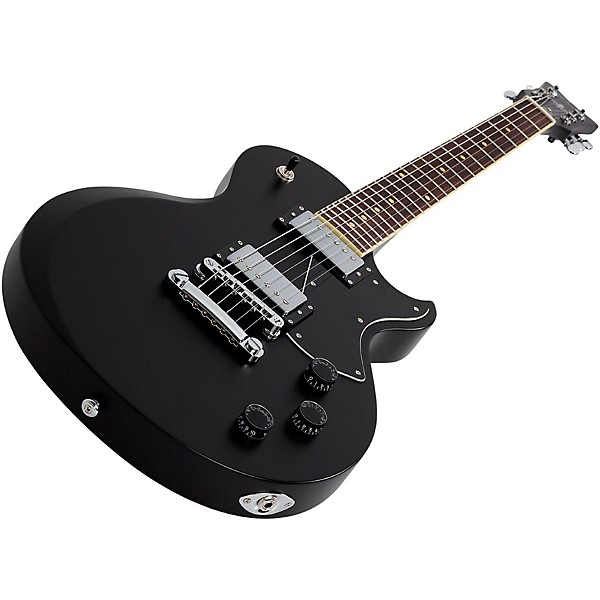Open Box Schecter Guitar Research Solo-II Standard Solid Body Electric Guitar Level 1 Black Pearl