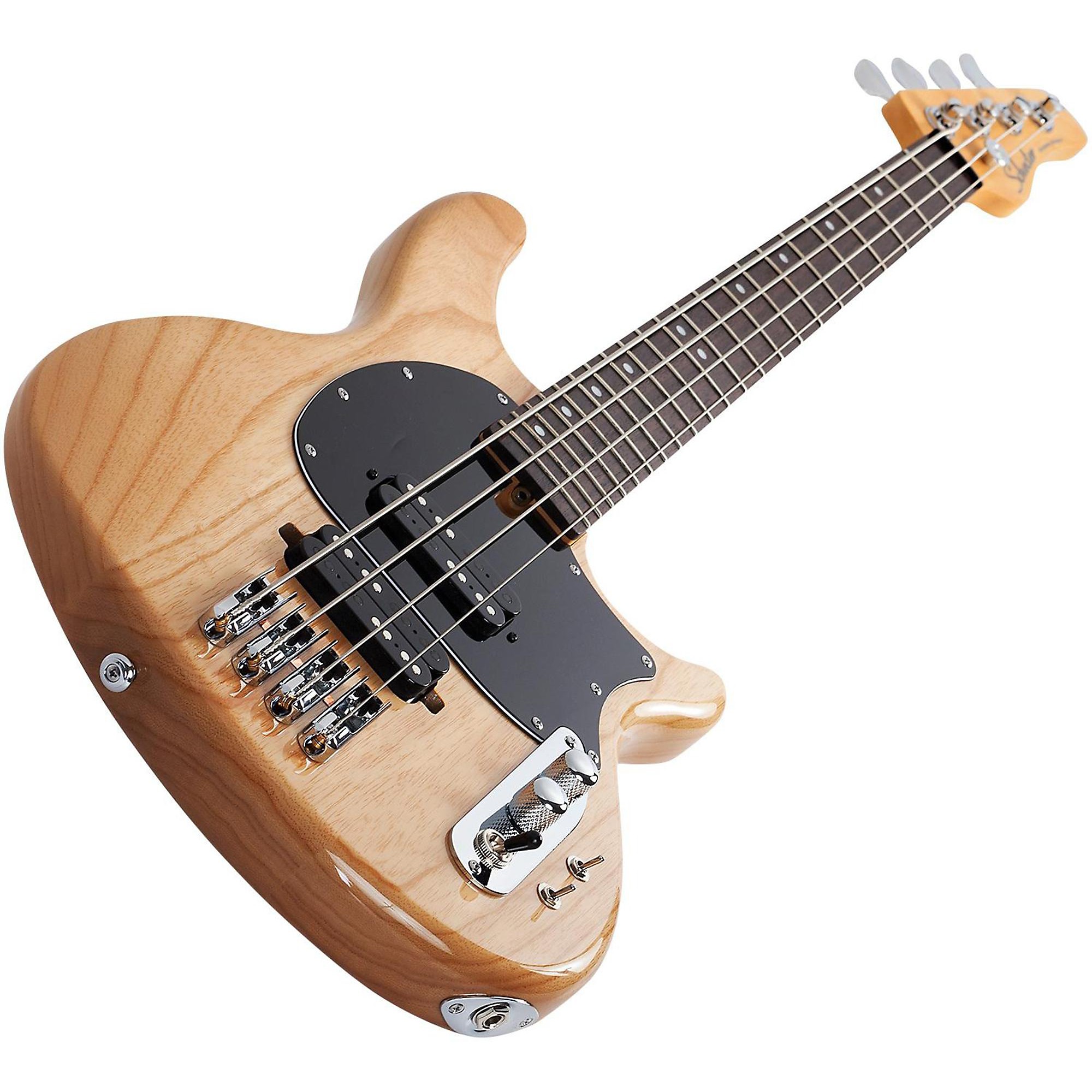 Schecter Guitar Research CV-4 Electric Bass Guitar Gloss Natural