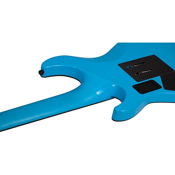 Open Box Schecter Guitar Research KM-7 FR-S Electric Guitar Level 2 Blue 190839344663