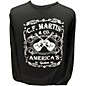Martin America's Dual Guitar Logo - Long Sleeve Black T-Shirt Medium thumbnail
