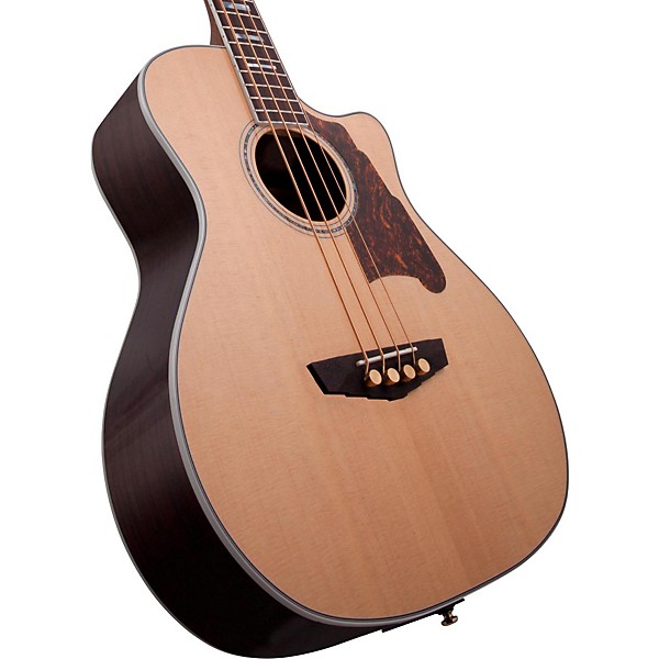 Open Box D'Angelico Excel Mott Acoustic Bass Guitar Natural