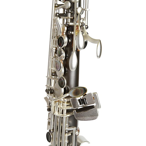 Sax Dakota SDSS-1024 Professional Straight Soprano Saxophone Gray Onyx