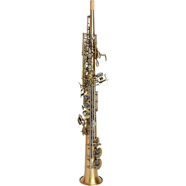 Sax Dakota SDSS-XG 707 Professional Straight Soprano Saxophone Antique Brass