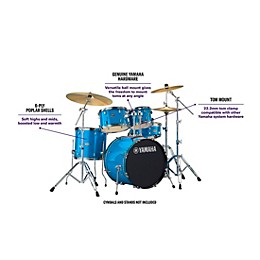 Yamaha Rydeen 5-Piece Shell Pack With 20" Bass Drum Sky Blue