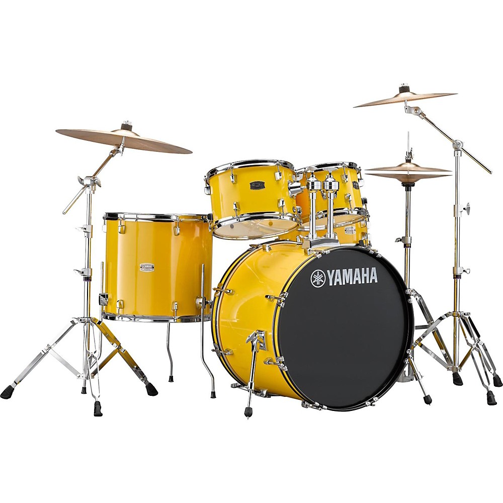 Yamaha Rydeen 5-Piece Shell Pack With 22 In. Bass Drum Mellow Yellow
