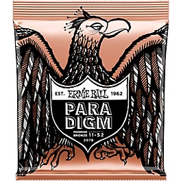 Ernie Ball Paradigm Phosphor Bronze Acoustic Guitar Strings Light