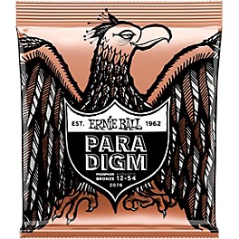 Ernie Ball Paradigm Phosphor Bronze Acoustic Guitar Strings Medium Light