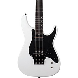 Schecter Guitar ... Schecter Guitar Research Sun Valley Super Shredder Floyd Rose Electric Guitar Gloss White Black Pickguard