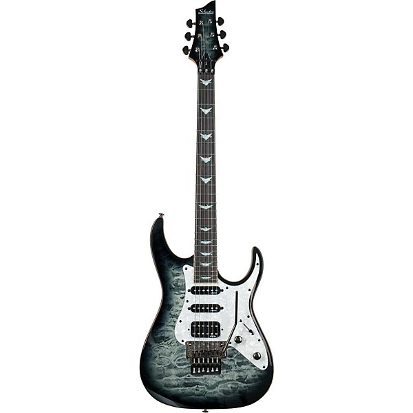 Open Box Schecter Guitar Research Banshee-6 FR Extreme Solid Body Electric Guitar Level 2 Charcoal Burst 194744044168