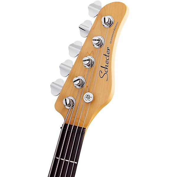 Schecter Guitar Research CV-5 Bass 5-String Electric Bass Guitar Gloss Natural