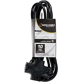 American DJ EC163-3FER 16 Gauge 3-Way IEC Power Exte... American DJ EC163-3FER 16 Gauge 3-Way IEC Power Extension Cord 10 ft.