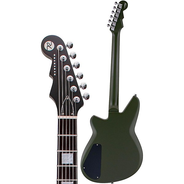 Reverend Shade Signature Electric Guitar Army Green